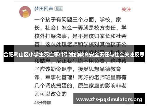 合肥蜀山区小学生死亡事件引发的教育安全责任与社会关注反思